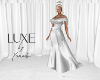 LUXE Satin Gown Silver