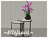 Lux Side Table & Plant