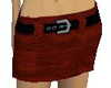 Swank Mini-Skirt Red