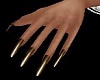 D Gold Nail Dainty Hands