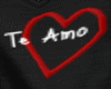 Te Amo T-Shirt Black