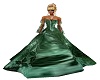 Green Taffeta Ball Gown