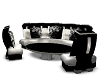 BLK AND WHITE CHAT COUCH