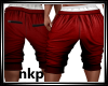 Red Jogger shorts