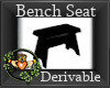Black Bench Seat