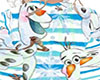 Girls Olaf Footed PJs