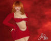 Red V-Day Dress