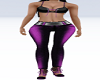 purple hot outfit female