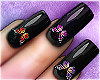 ♔ Butterfly Nails