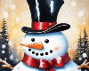 LUXE Snowman c