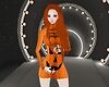 pregSweaterDress pumpkin