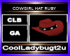COWGIRL HAT RUBY