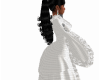 Ari White Queen Fur Coat