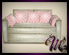 sweet pink sofa