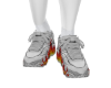 shoes flames