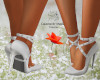 Dusty White Pumps