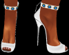 White Cherri Heels