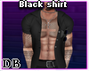 Black Open Shirt