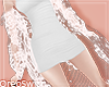 Lace kimono White