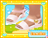KID PINK AND GOLD SANDAL