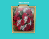 red rose picture frame