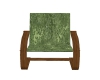 Green/Wood Cuddle Chair