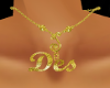 "DES" Gold Necklace(F)