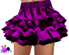 purple ruffle skirt