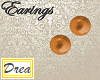-Earrings- Pearl Orange