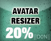 AVATAR RESIZER 20%
