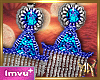 CowGirl F. Blue Earring