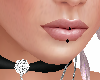 jet gothic lip peircing