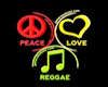 Neon Peace Love Reagaton