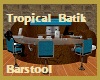 Tropical Batik Stool