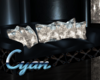 Enc. Cyan Puffy Sofa