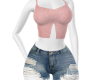 {TR} Pink Tank & Shorts