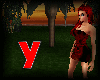 Yio Red Flame Dress