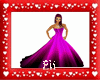 (Eli) fancy purple dress