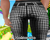 (A) Hot Maleno B/W Pants