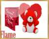 card and bear val gift