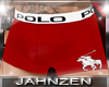 J* Polo Boxer Red