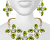 Peridot Jewelry Set