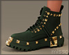 $ Combat Boots GREEN