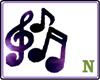 Purple Music Dance Mark