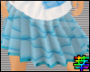 :S Pleated Skirt Blue