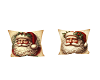 Dbl Sided Santa Pillow
