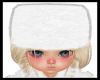 KIDS WHITE FURRY HAT