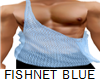 FISHNET TANK blue