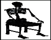 Skeleton Chair Black PVC