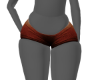 Brown Jean Pudge Shorts